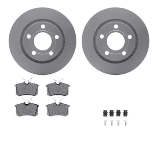 R1 Concepts WDUH1-74113 Carbon Series Brake Rotors W/ 5000 Oep Brake Pads & Hdw